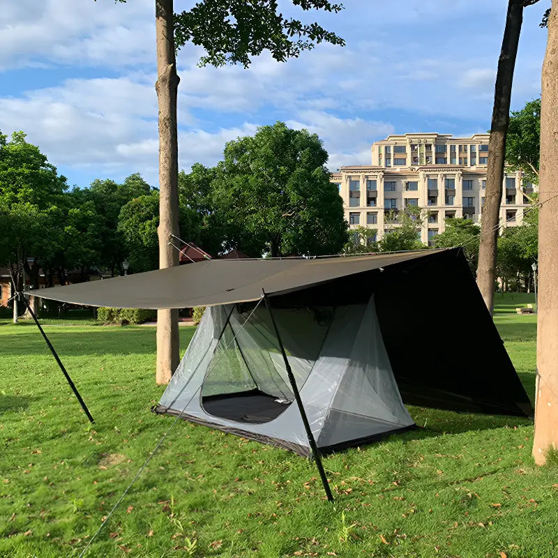 Tarp camping