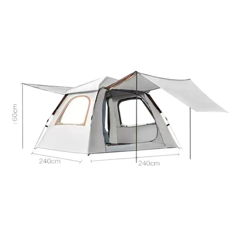 Tente camping ouverture automatique