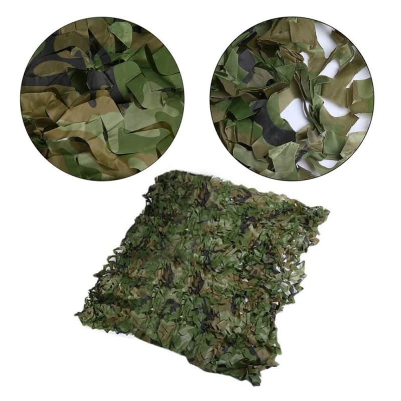 Una Red de camuflaje en el techo