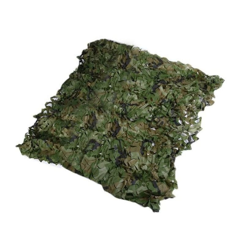 Una Red de camuflaje en el techo