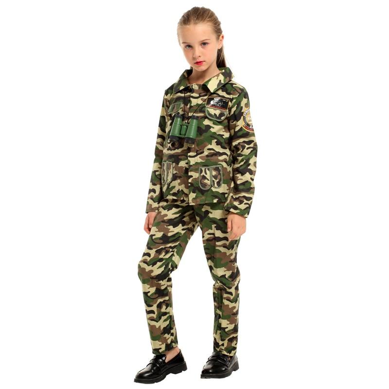 Uniforme de militar para niños