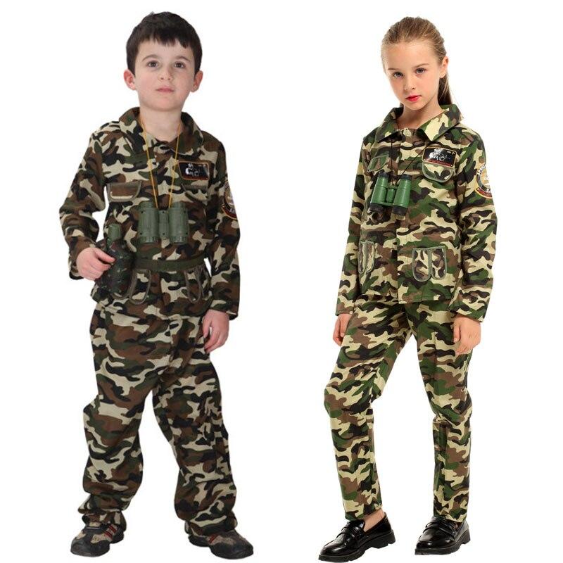 Uniforme de militar para niños