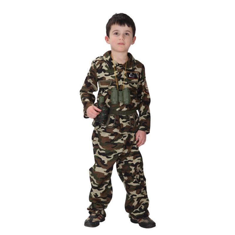 Uniforme de militar para niños