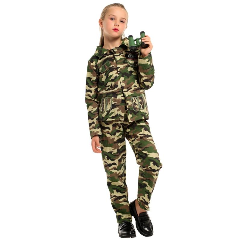 Uniforme de militar para niños