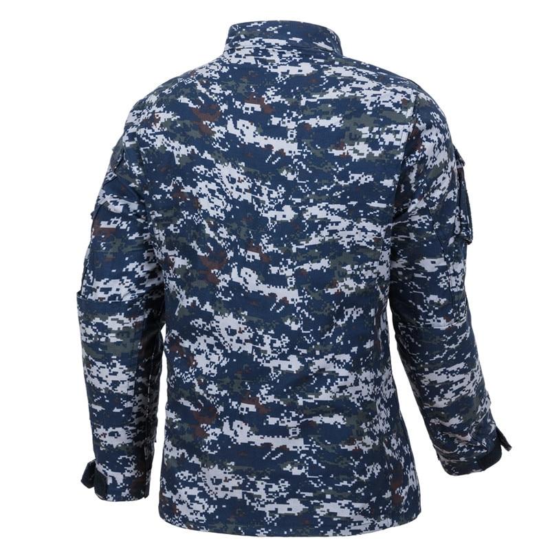 Uniforme militar camuflado azul