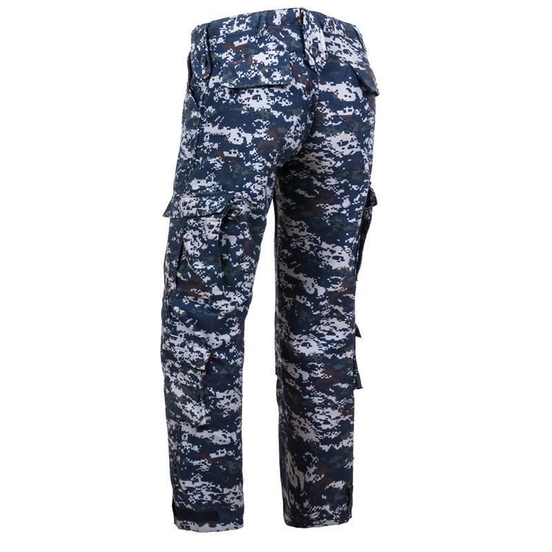 Uniforme militar camuflado azul