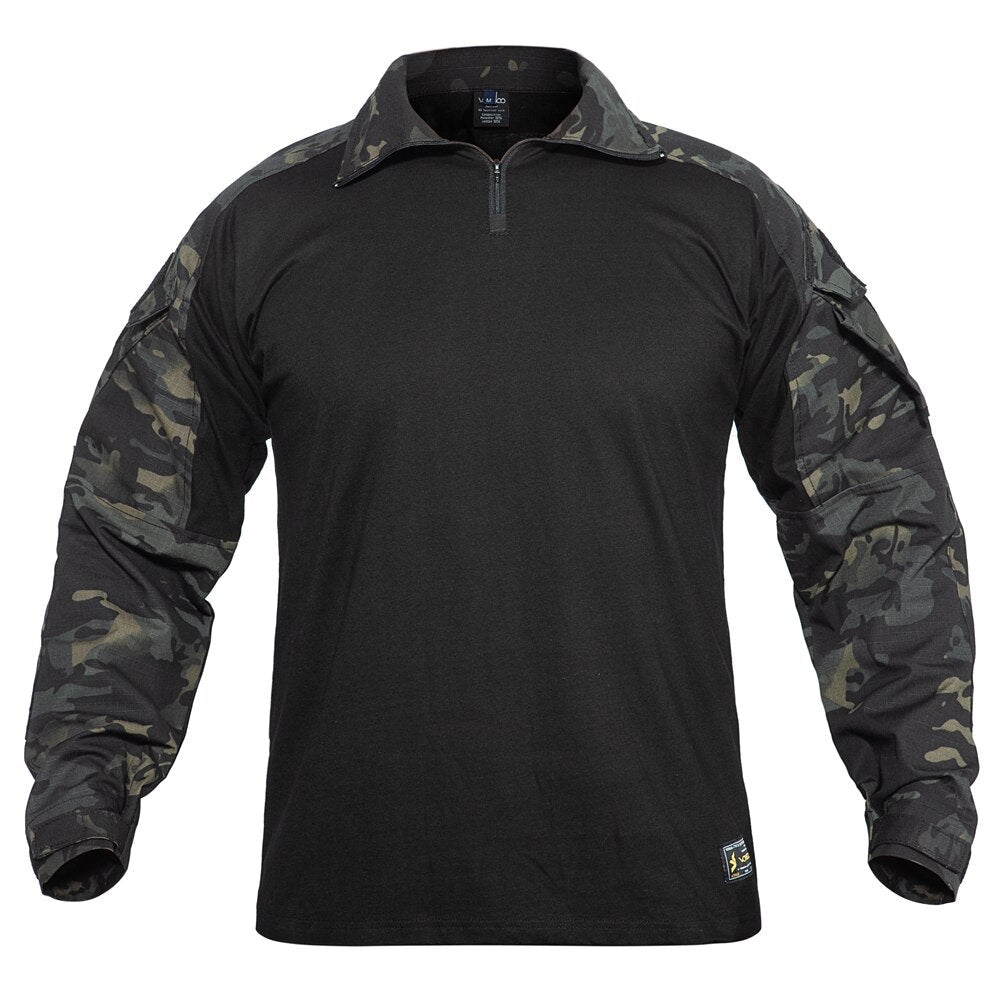 Uniforme militar negro tactico