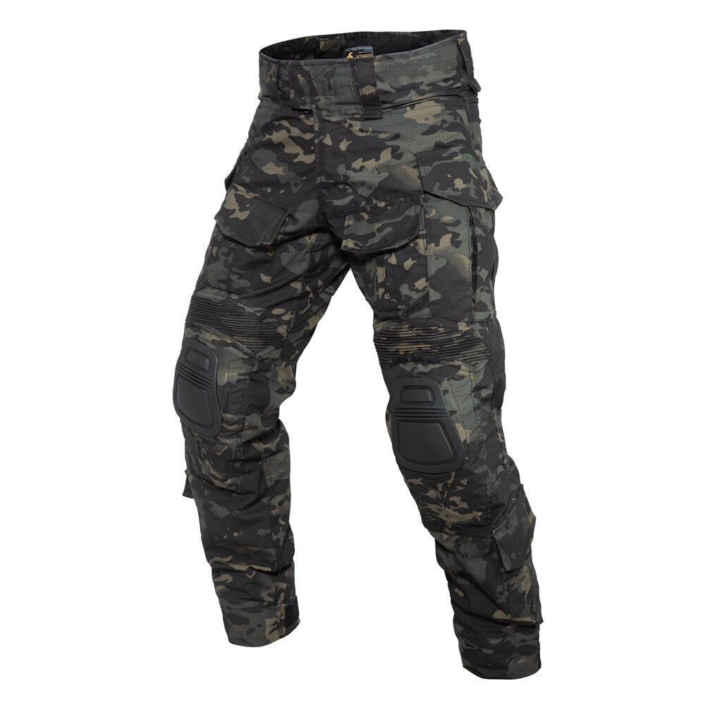 Uniforme militar negro tactico