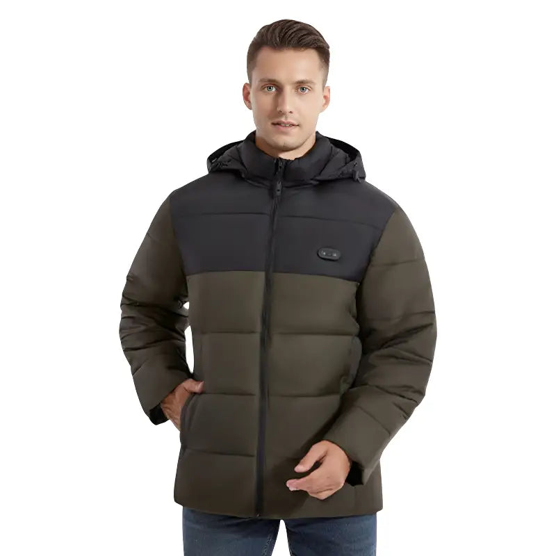 Veste doudoune chauffante