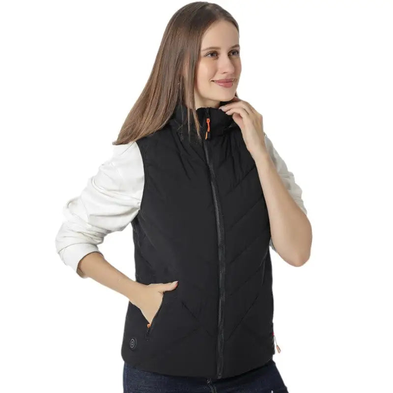 Gilet doudoune chauffant