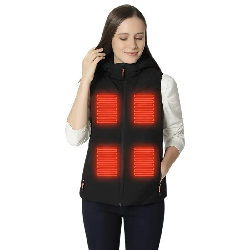 Gilet doudoune chauffant