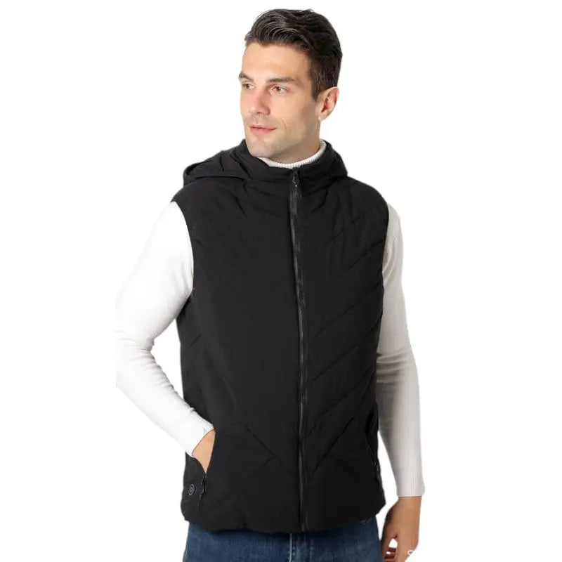 Gilet doudoune chauffant