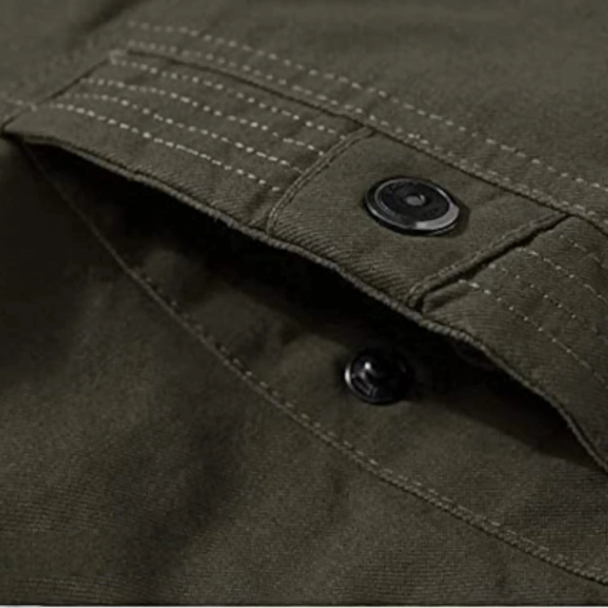 Veste militaire longue homme