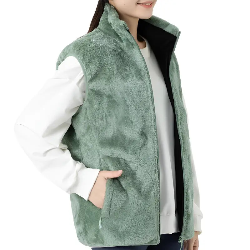 Gilet polaire chauffant