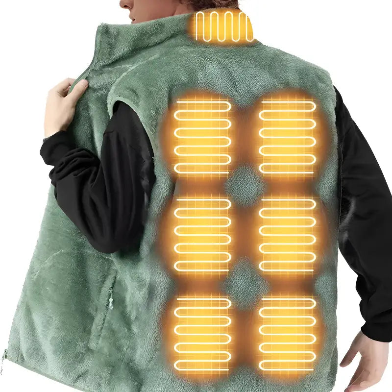 Gilet polaire chauffant
