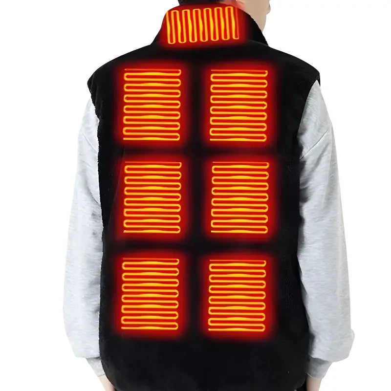Gilet polaire chauffant