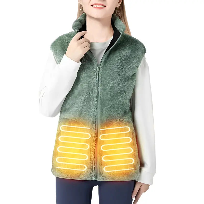 Gilet polaire chauffant